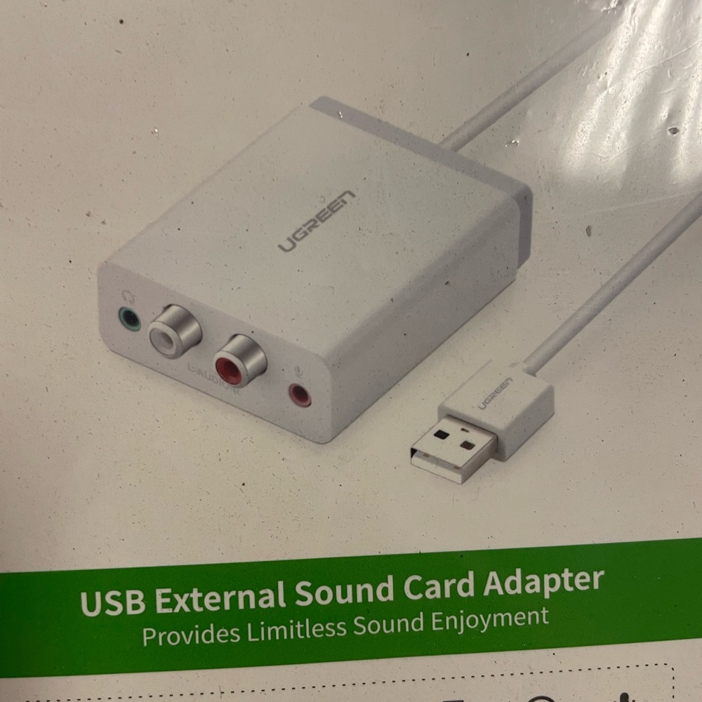 Computer interface Usb New 
RCA audio connectors